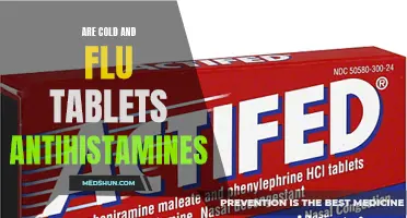 Are Cold and Flu Tablets Antihistamines? A Comprehensive Guide