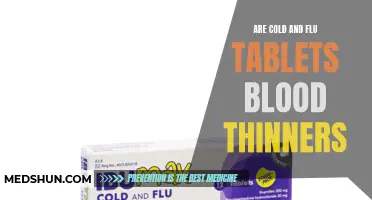 Can Cold and Flu Tablets Act as Blood Thinners?