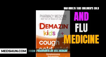 Can Adults Take Children's Cold and Flu Medicine?
