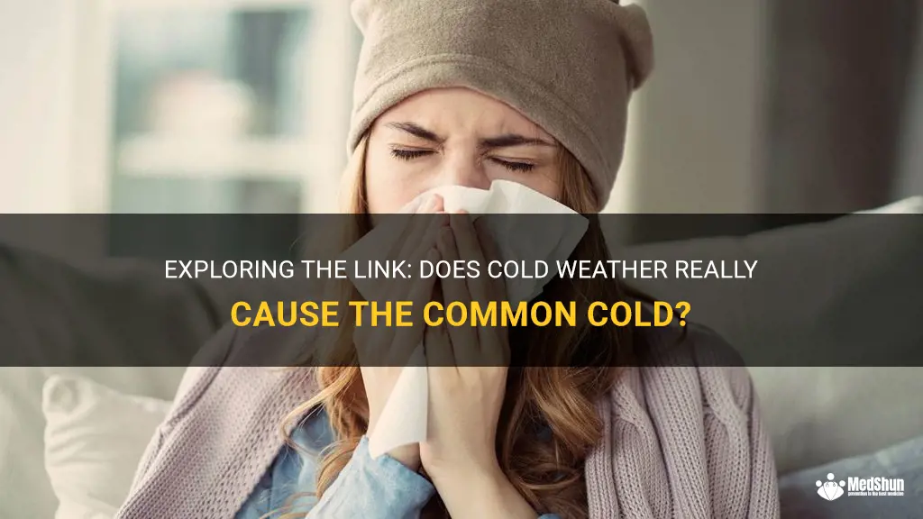 does cold weather cause common cold