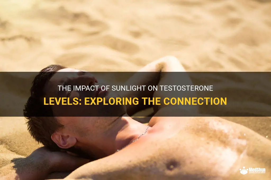 does sunlight affect testosterone