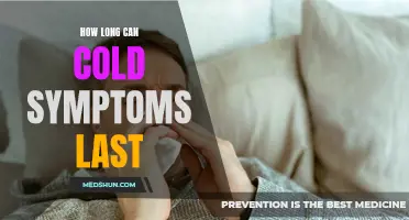 The Duration of Cold Symptoms: What You Need to Know