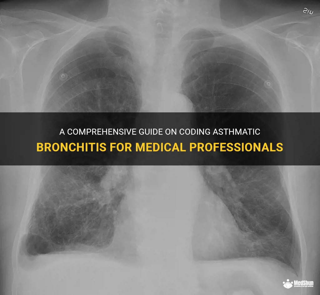 how to code asthmatic bronchitis