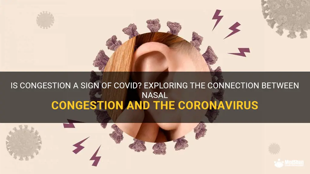 is congestion a sign of covid