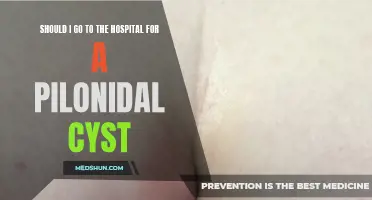 When to Consider Going to the Hospital for a Pilonidal Cyst