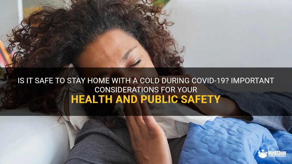 should you stay home with a cold during covid