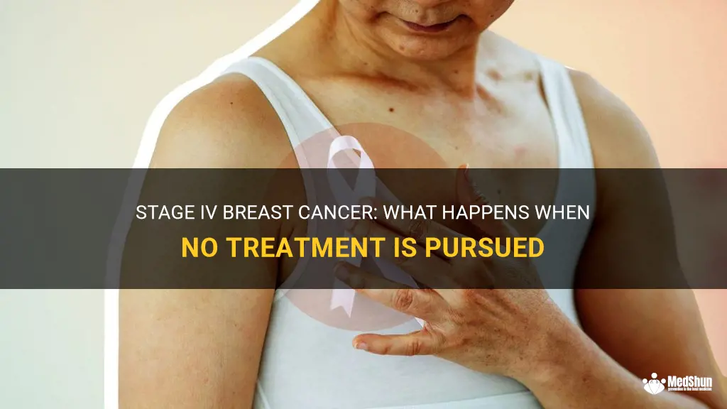 stage iv breast cancer no treatment