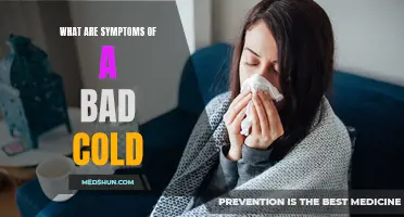 Signs and Symptoms of a Severe Cold: Identifying Unpleasant Indications